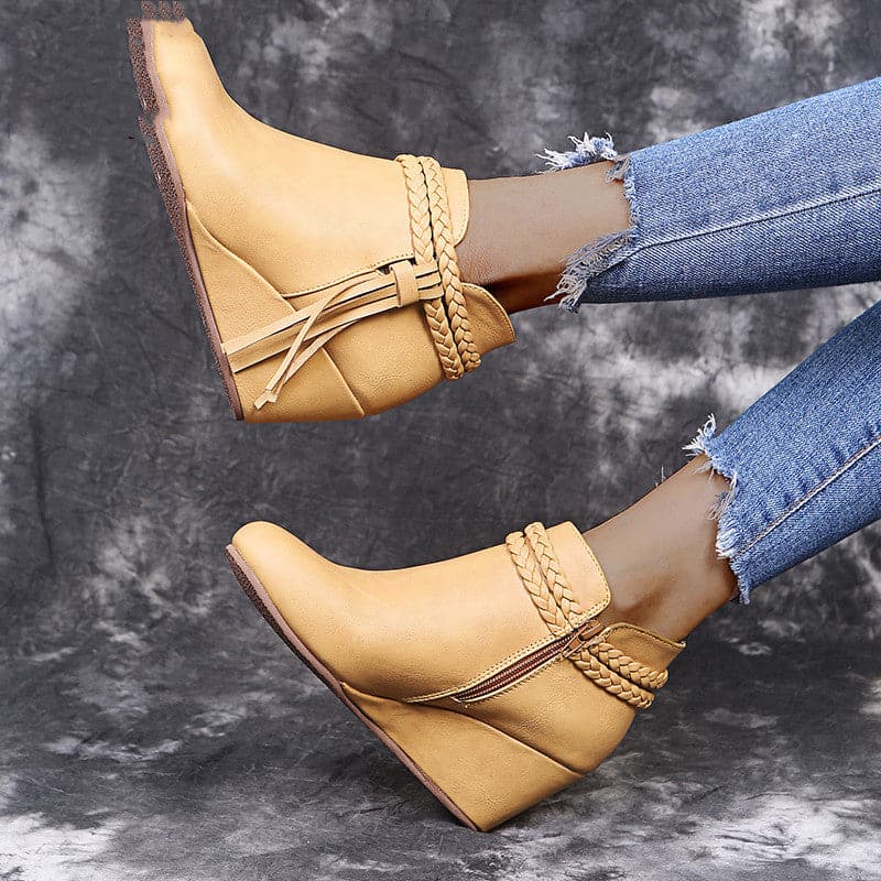 Leah - Stylische Damenlederboots