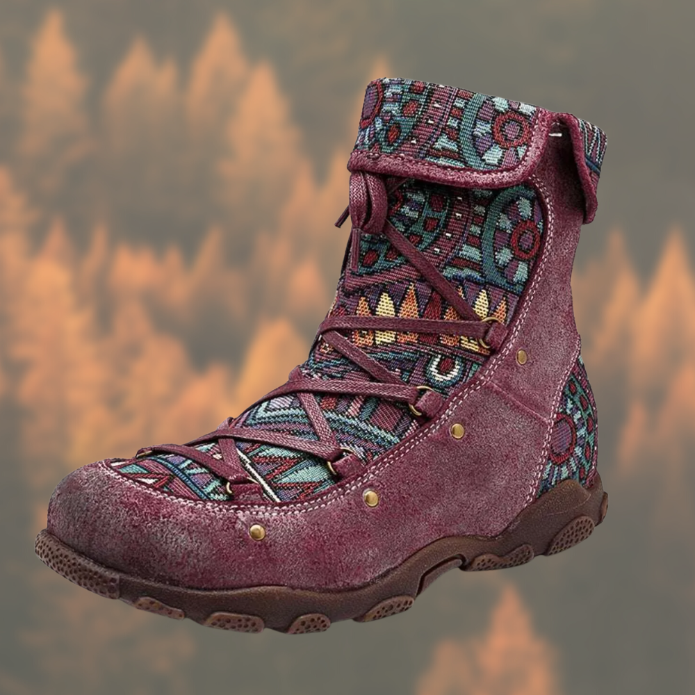 LEANA - Unglaublich stylische und warme Winter Lederstiefel