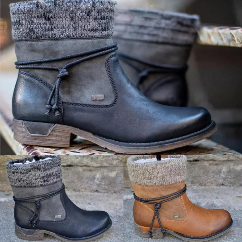 LENI - Modische Lederboots für Damen