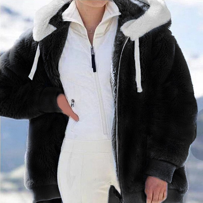 MEGAN - Flauschiger Wintermantel für Frauen