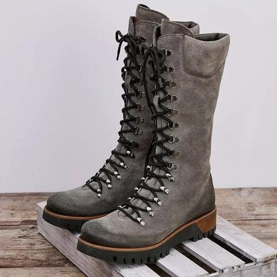 Lena - Stylische Damenlederboots