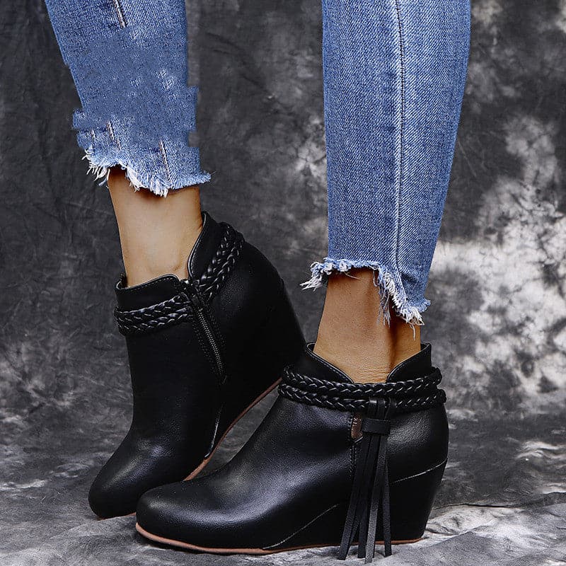 Leah - Stylische Damenlederboots