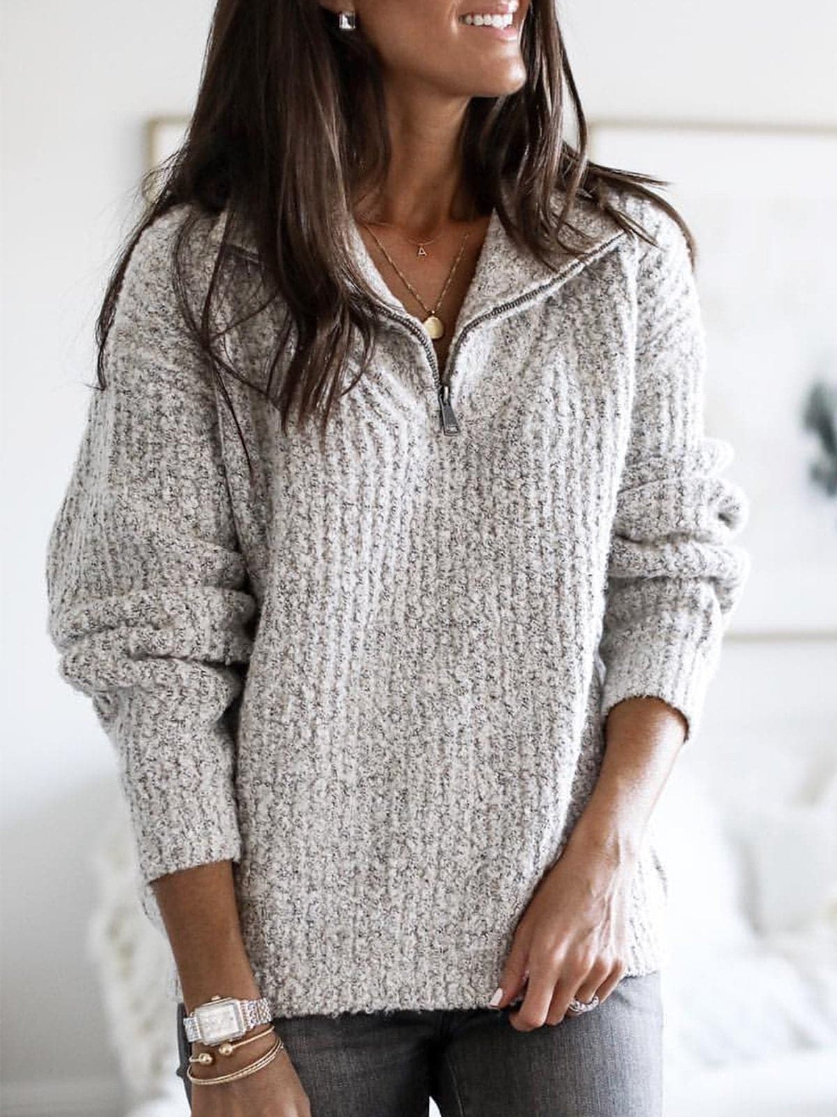 Katrin - Flauschiger und hochwertiger Damenpullover