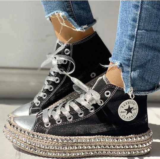FREYA - Leoparden Glitzer Damenschuhe