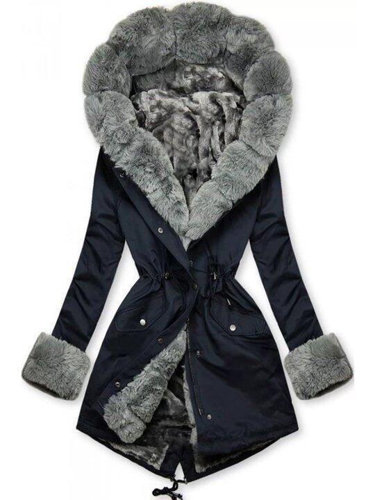 Gia - Gepolsterte Jacke mit warmem Plüschfutter