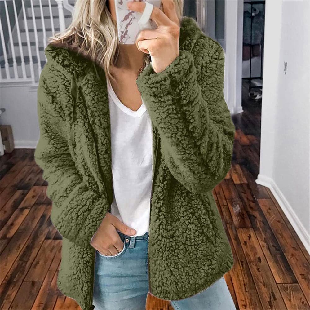 Julia - Flauschige Damenjacke