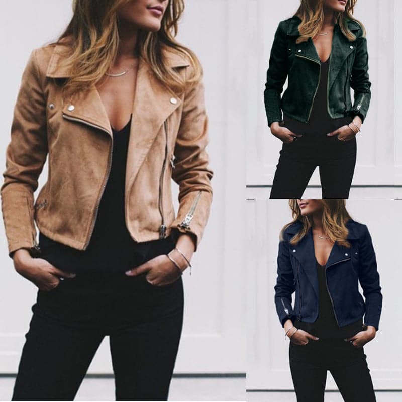 CHARLENE - Designer Lederjacke für Damen
