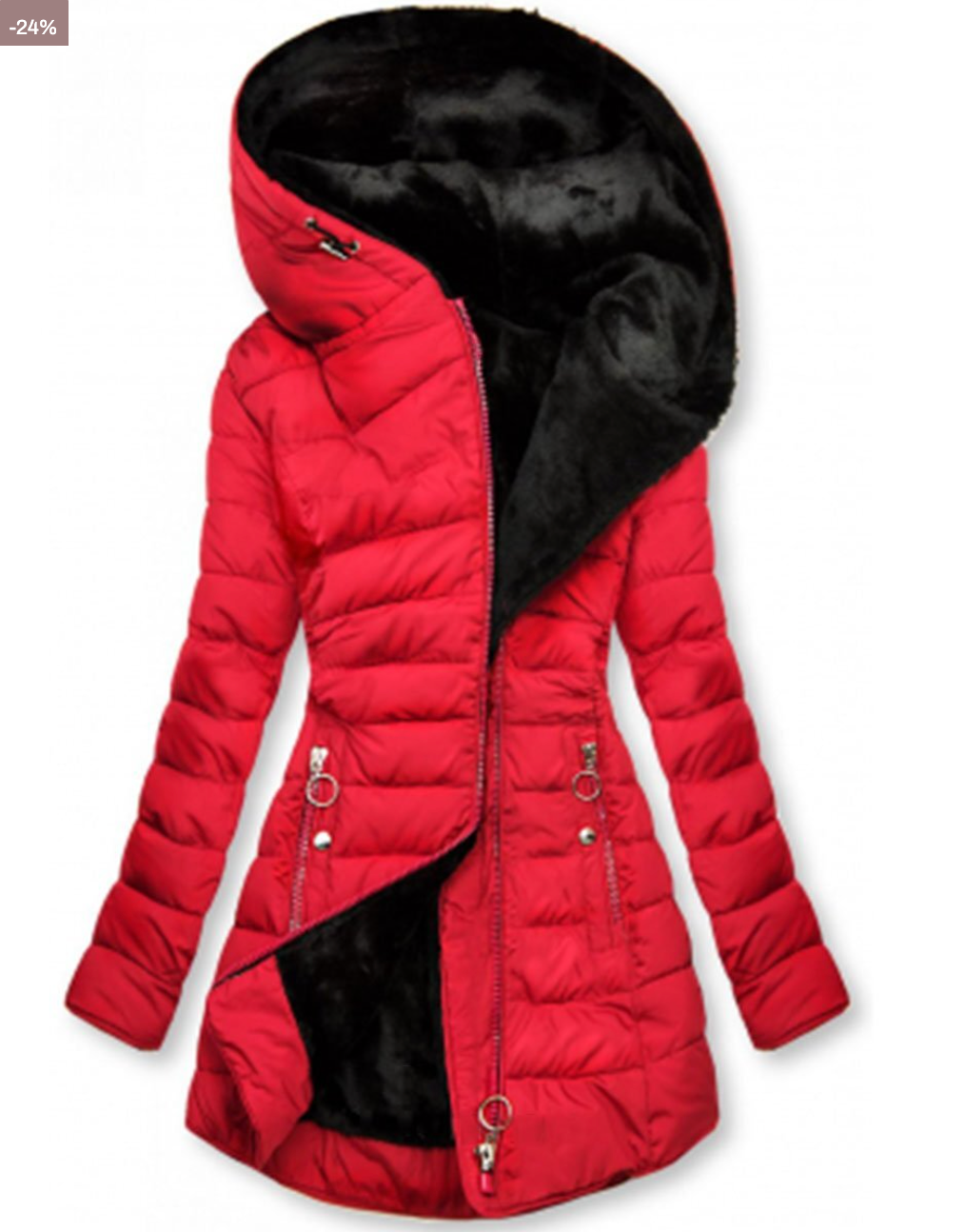 IONA - Gepolsterte Jacke mit warmem Plüschfutter