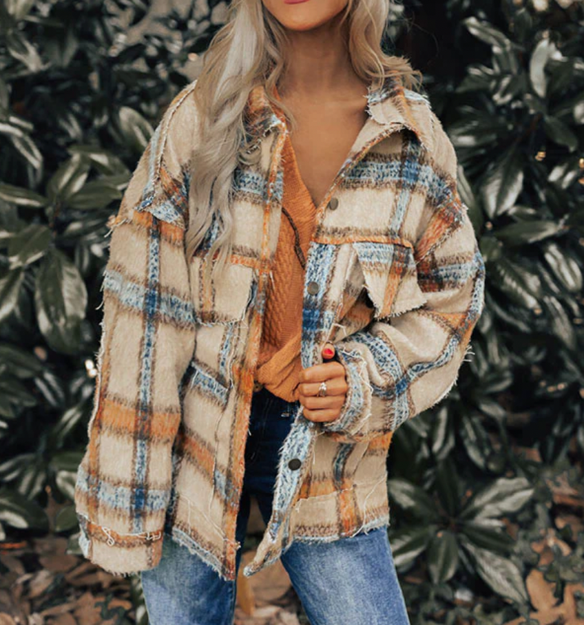 KIRA - Die elegant und kuschelig warme Vintage Jacke