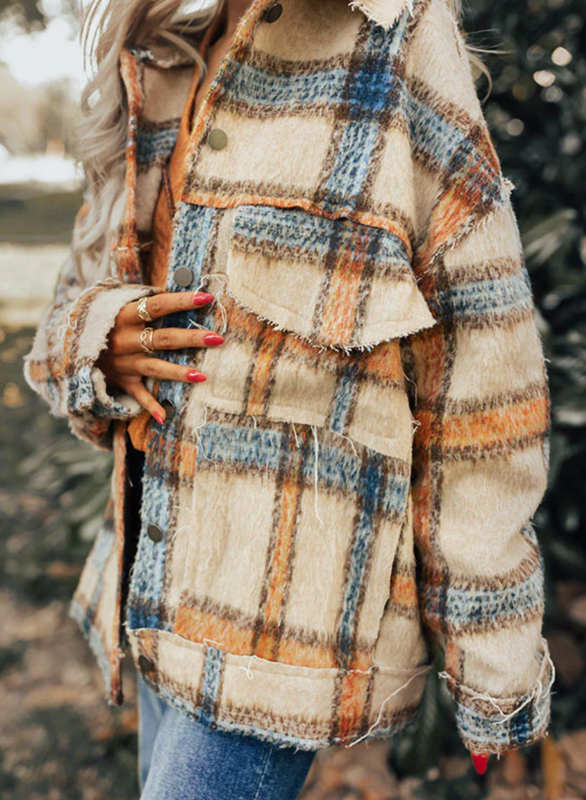 KIRA - Die elegant und kuschelig warme Vintage Jacke