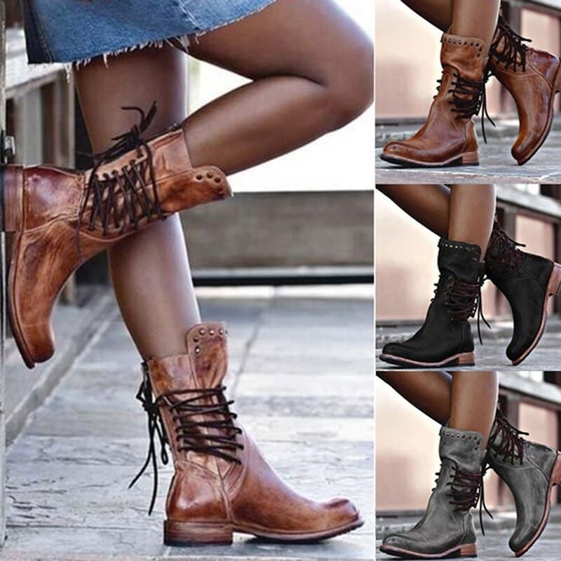 CHARLY - Elegante Lederstiefel für Damen