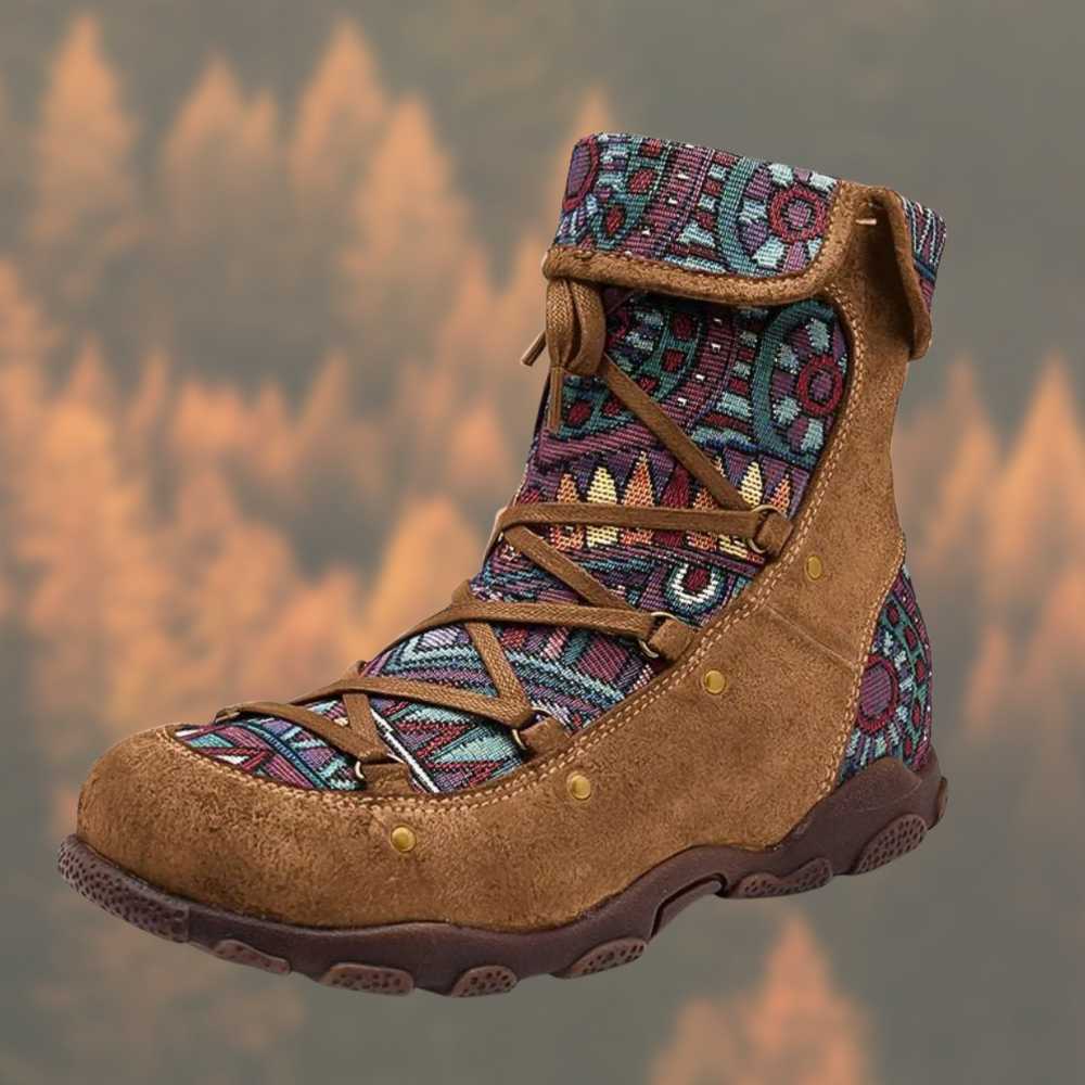LEANA - Unglaublich stylische und warme Winter Lederstiefel