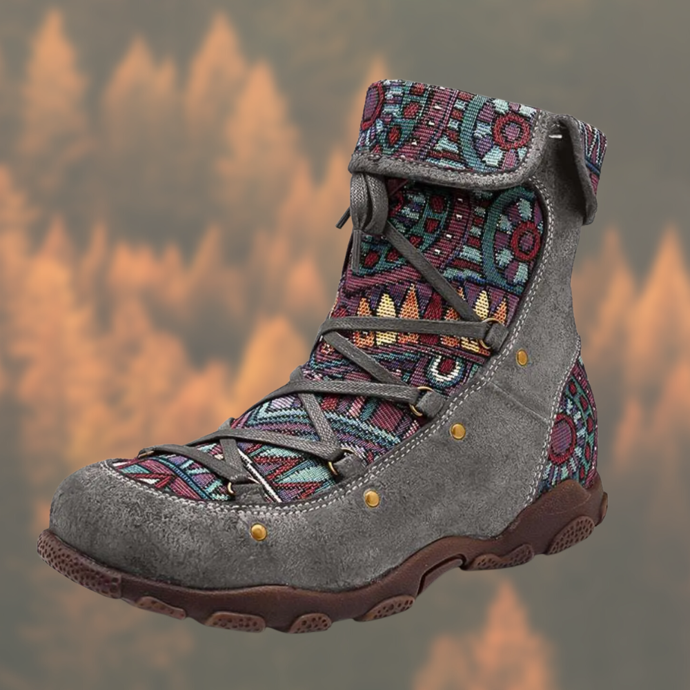 LEANA - Unglaublich stylische und warme Winter Lederstiefel