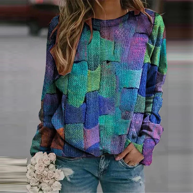 Lines - Eleganter und einzigartiger Strickpullover