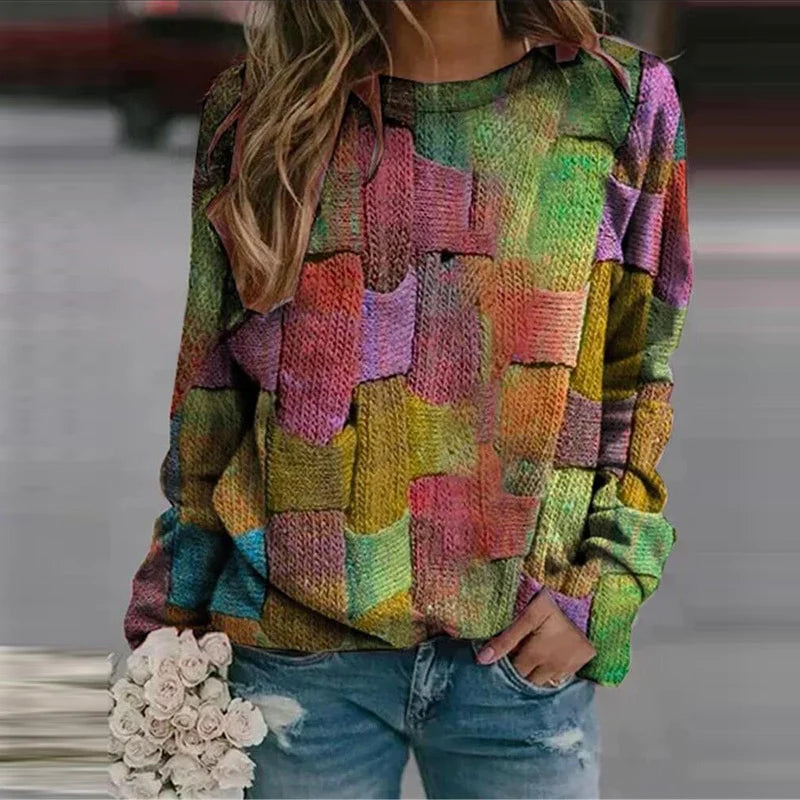 Lines - Eleganter und einzigartiger Strickpullover