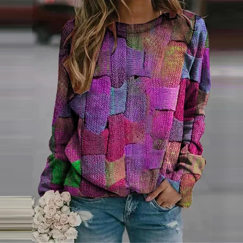 Lines - Eleganter und einzigartiger Strickpullover