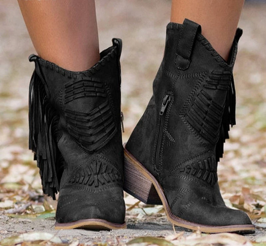 Mariam - Der bequeme und kuschelig warme Cowboy Stiefel