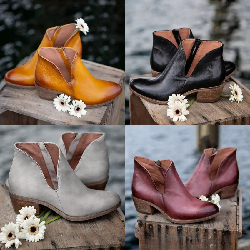 CLARA - Damen Lederstiefel