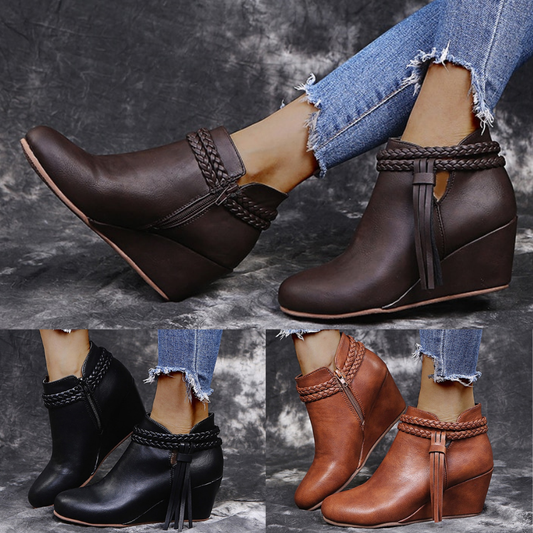 Leah - Stylische Damenlederboots