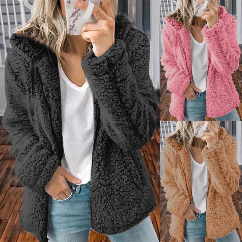 Julia - Flauschige Damenjacke